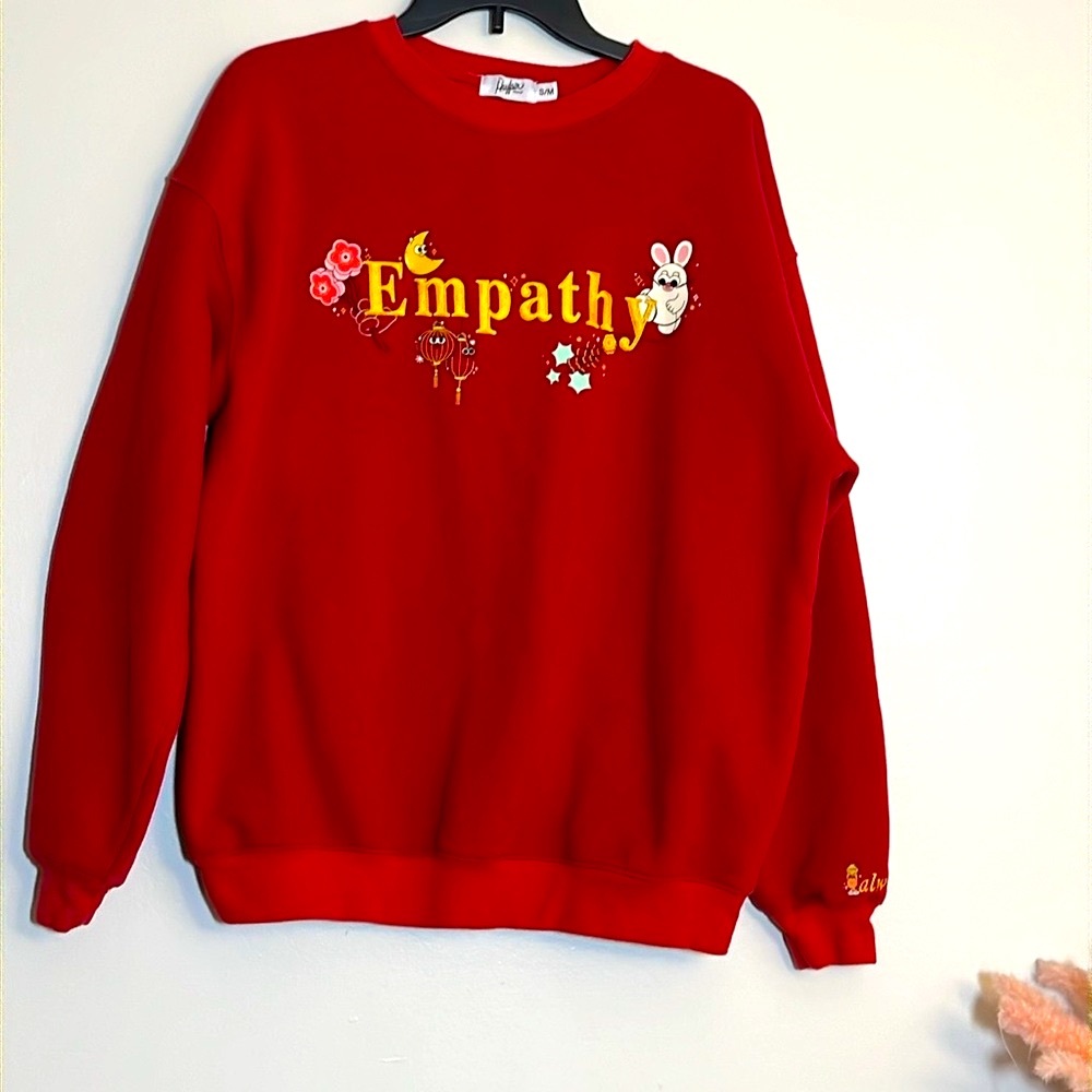 The Mayfair Group X Kimikimo Red Empathy Always Lunar New Year Crewneck Sweater